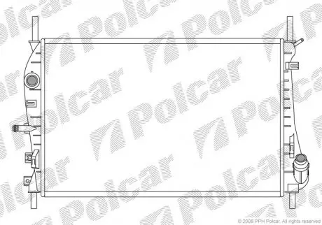 Радіатор охолодження Polcar 3218085