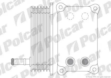 Радиатор масла Polcar 3218L81