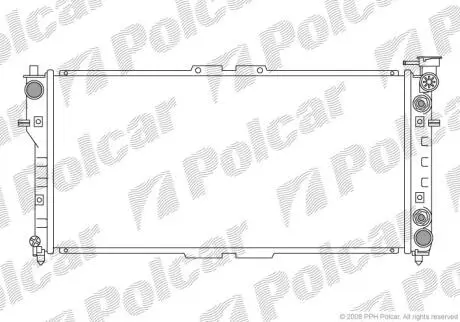 Радіатори охолодження PROBE, 92-97 Polcar 3225082
