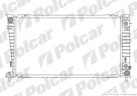 Радиатор охлаждения Polcar 3231081