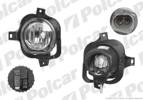 Фара передня | KA (RU8), 10.08- Polcar 323330E