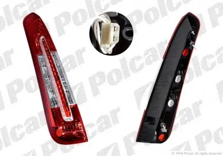 Фонарь задний правый Polcar 323688-E