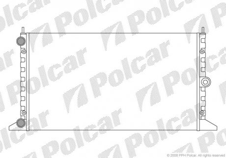 Радиатор охлаждения Polcar 3240084 (фото 1)