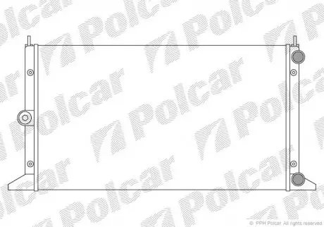Радиатор охлаждения Polcar 324008A3
