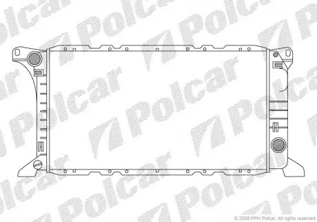 Радиатор охлаждения Polcar 3244080