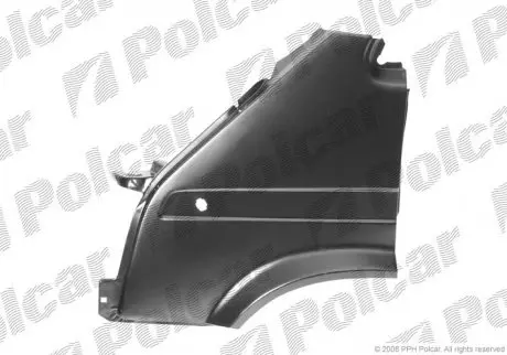 Крило переднє 91-94 Polcar 324501