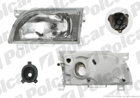 Фара основна | FORD TRANSIT, 96- Polcar 3245091E