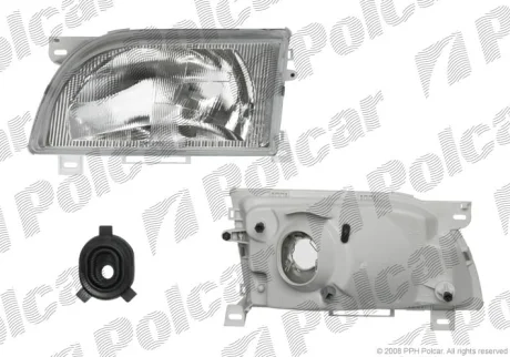 Фара основная | FORD TRANSIT, 92- Polcar 324509E