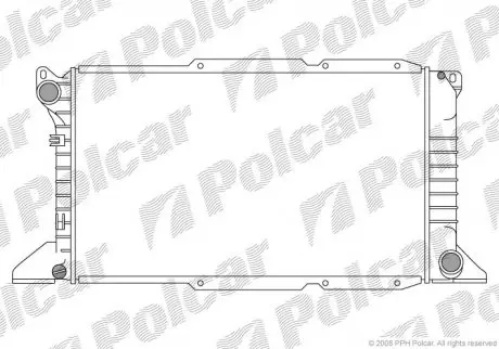Радіатор охолодження Polcar 3246082