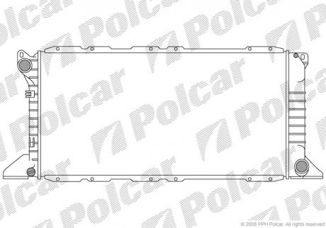 Радиатор охлаждения Polcar 3246084