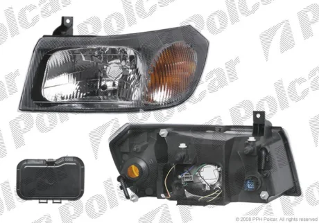 Фара основна | FORD TRANSIT, 01- Polcar 3247097E