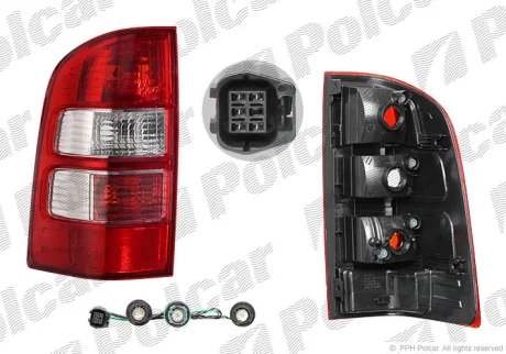 Ліхтар задній | RANGER, 11.06-03.09 Polcar 326387E