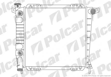 Радіатор охолодження Polcar 3269081