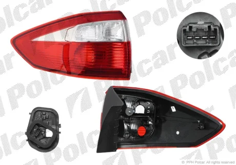 Ліхтар задній | C-MAX, 11.10- Polcar 32M188V