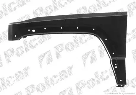 Крило переднє Polcar 341102