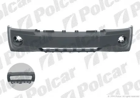 Бампер передний Polcar 3430071