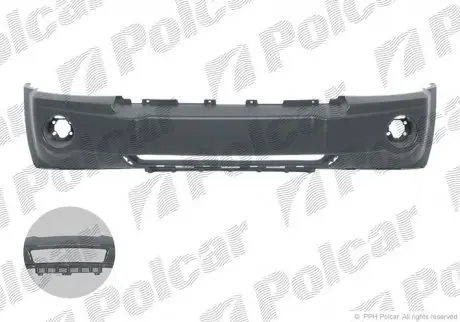 Бампер передний Polcar 343007