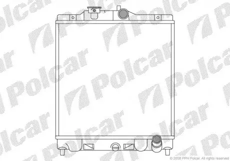 Радиатор охлаждения Polcar 3807084