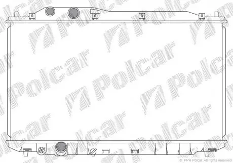 Радиатор охлаждения Polcar 3829081