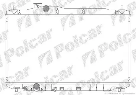 Радиатор охлаждения Polcar 3829084K