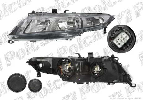 Фара основная | CIVIC (HB), 10.05- Polcar 3829090E
