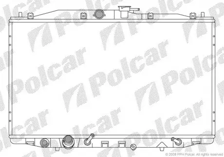 Радиатор охлаждения Polcar 3833082