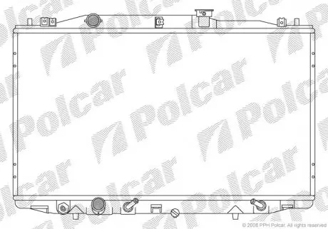 Радиатор охлаждения Polcar 3833084
