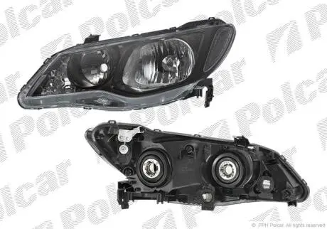 Фара основна | CIVIC SDN, 10.05- Polcar 3845104E