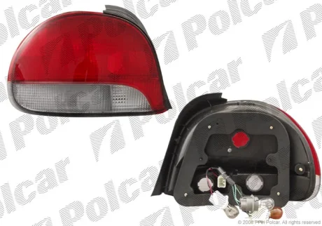 Фонарь задний | HYUNDAI ACCENT, 98- Polcar 4006881E