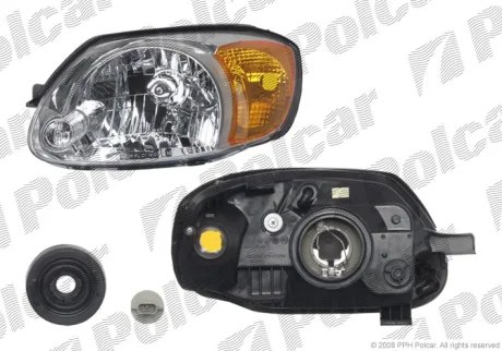 Фара основная | HYUNDAI ACCENT, 03- Polcar 4008102E