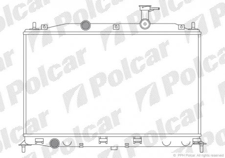 Радиатор охлаждения Polcar 4009081