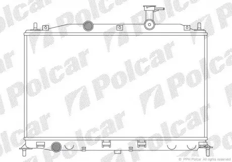 Радіатор охолодження Polcar 4009081