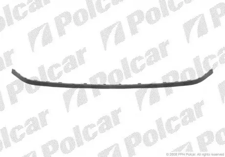 Спойлер бампера переднего Polcar 400925