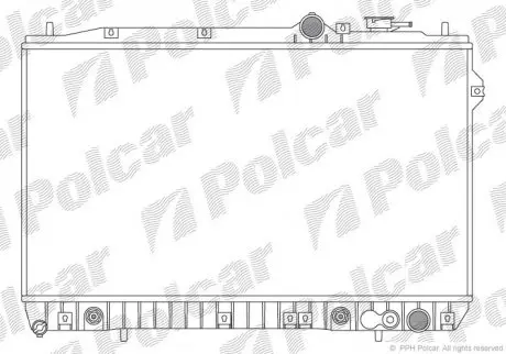 Радиатор охлаждения Polcar 4010081