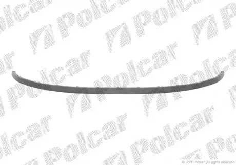 Спойлер бампера переднего Polcar 401525