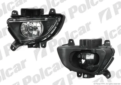 Фара передня | I30, 03.07-03.12 Polcar 4015292E