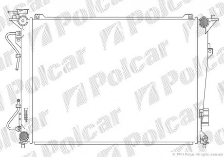 Радиатор охлаждения Polcar 4026081