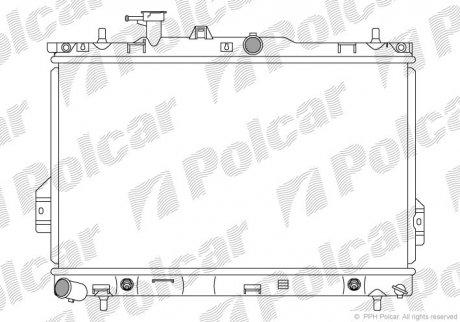 Радиатор охлаждения Polcar 4035081