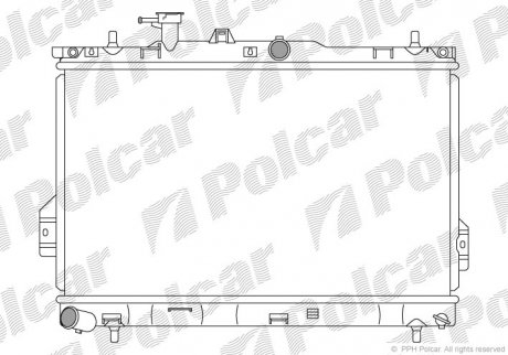 Радиатор охлаждения Polcar 403508