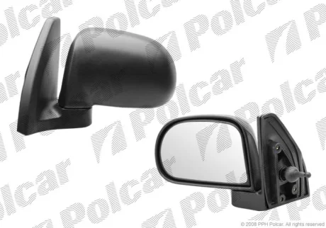 Зеркало внешнее правое | H. ATOS PRIME, 00- Polcar 4041521M