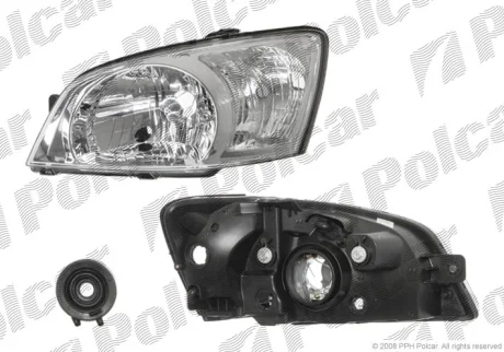 Фара основная | HYUNDAI GETZ, 03- Polcar 4042092E
