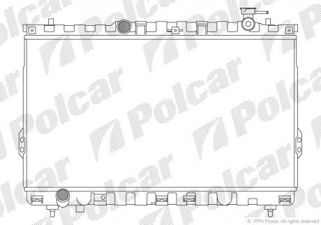 Радіатор охолодження Polcar 4050081