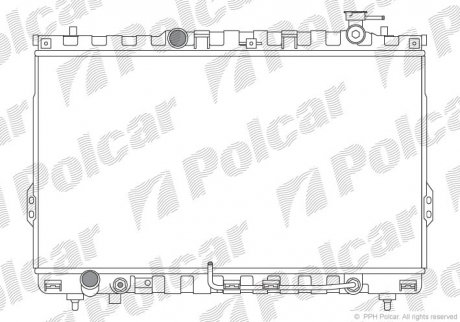 Радиатор охлаждения Polcar 4050082 (фото 1)