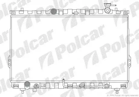 Радіатор охолодження Polcar 4050082