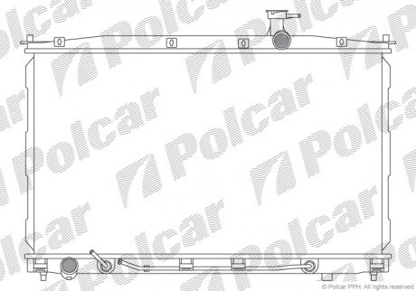 Радіатор охолодження Polcar 4051081