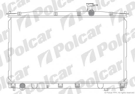 Радиатор охлаждения Polcar 4051082 (фото 1)