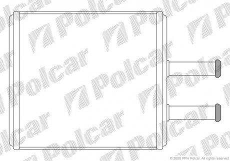 Радіатор пічки Polcar 4102N81