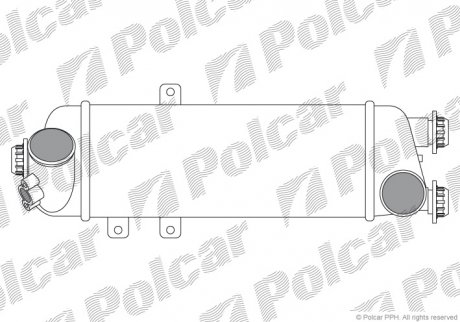 Радиатор воздуха (интеркулер) Polcar 4114J81