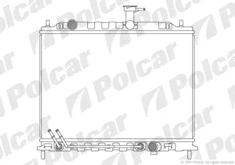 Радіатори охолодження | RIO II (JB), 03.05-1 Polcar 4117084X