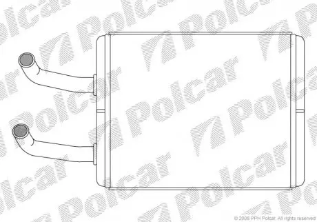 Радиатор печки Polcar 4150N81